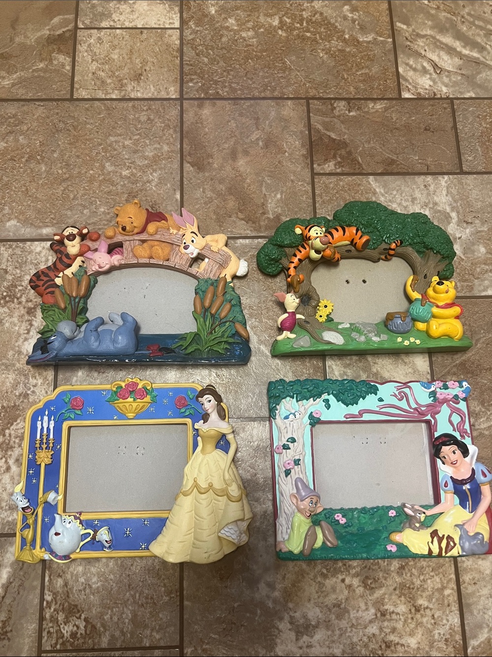 Vintage 1990s Disney Picture Frames - Set of 4